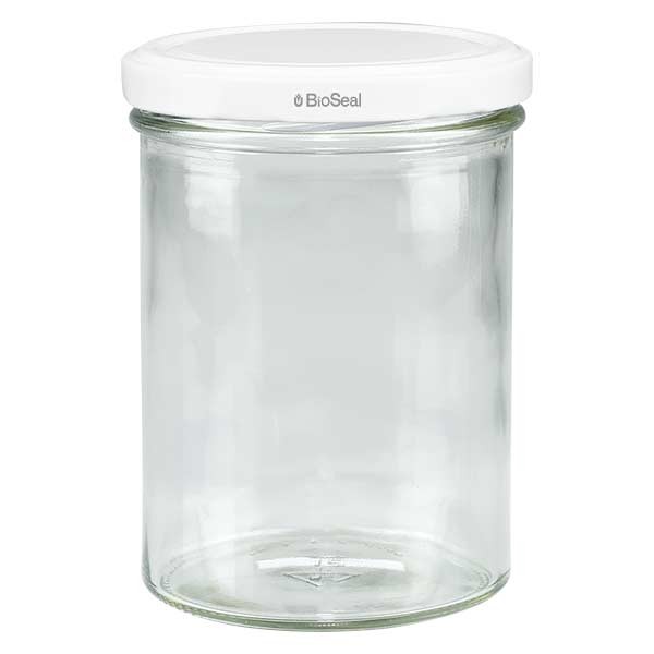 lancering Worstelen ongeluk UNITWIST glazen potten 435ml sturtglas met wit Twist-Off deksel TO82  bestellen op glazen-en-potten.nl